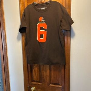 Cleveland Browns #6 Baker Mayfield NFL Team Apparel Tee
